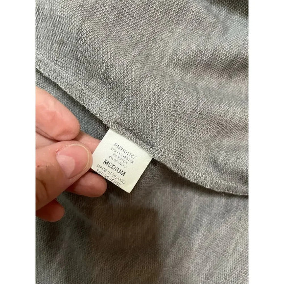 Pebble and Stone Open Front Ruffle Sleeve Cardigan Sweater Women Medium Cottage - Picture 7 of 10